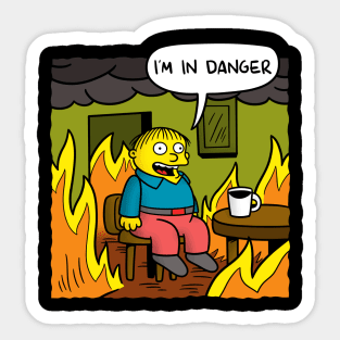I'm In Danger Sticker